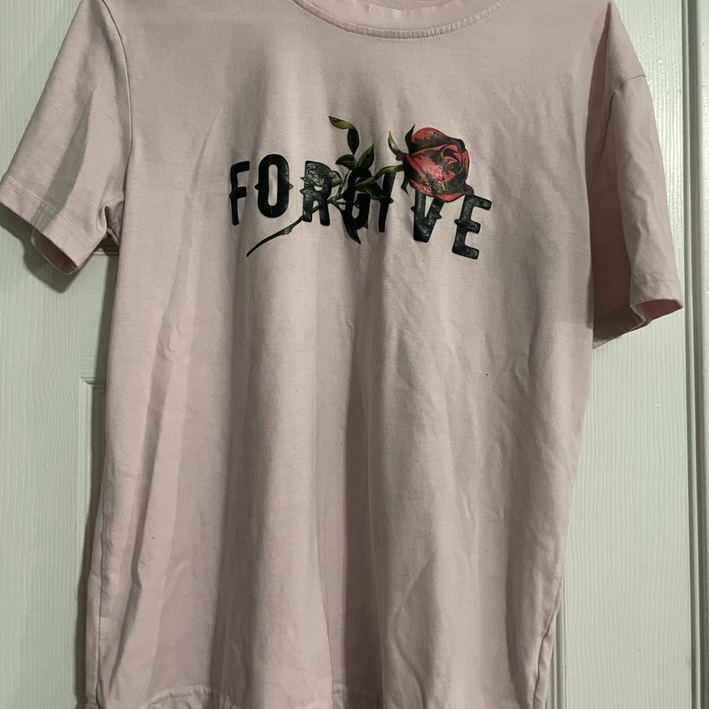 Pink graphic tee